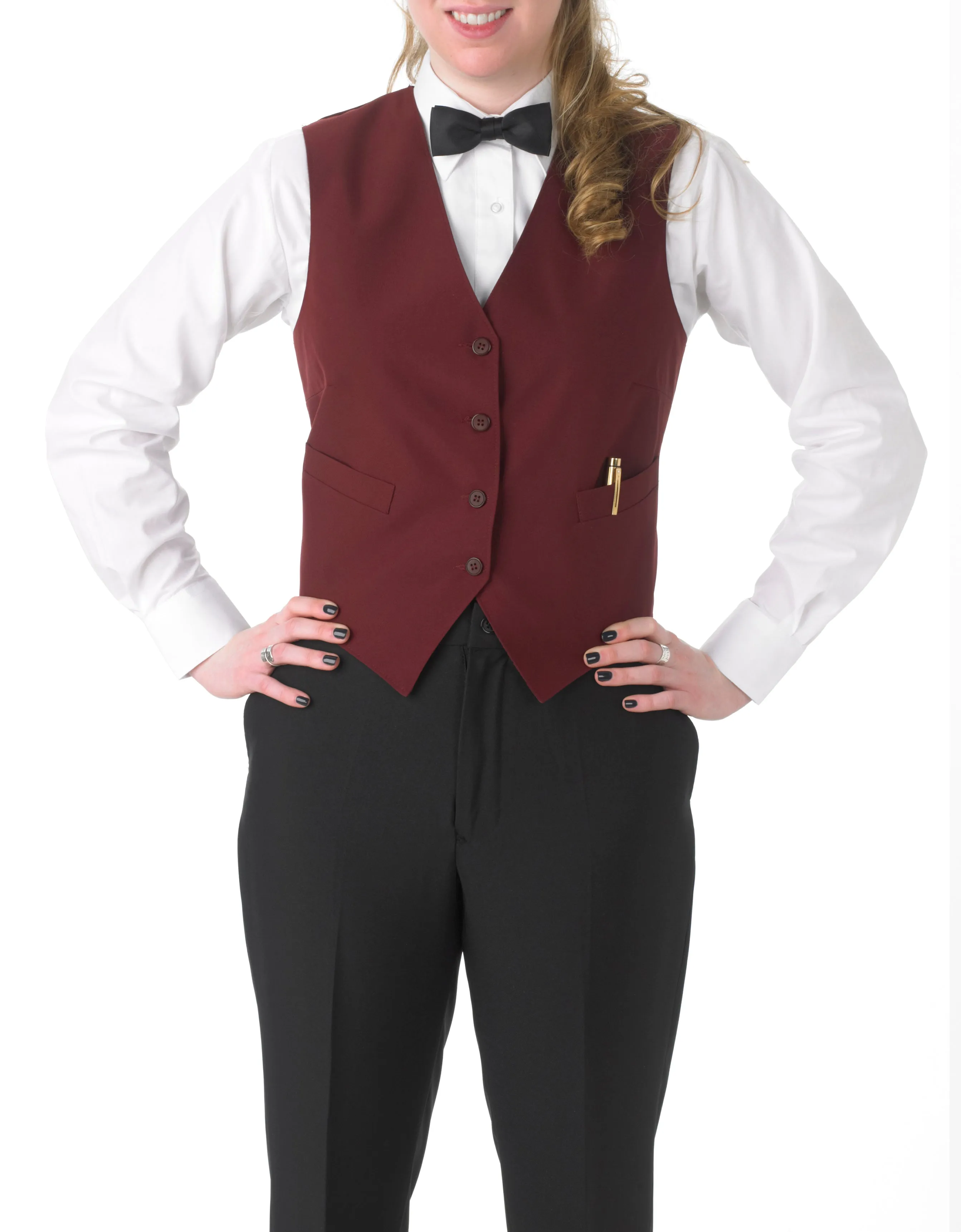 Women's Full Back Vest with Inside and Outside Pockets