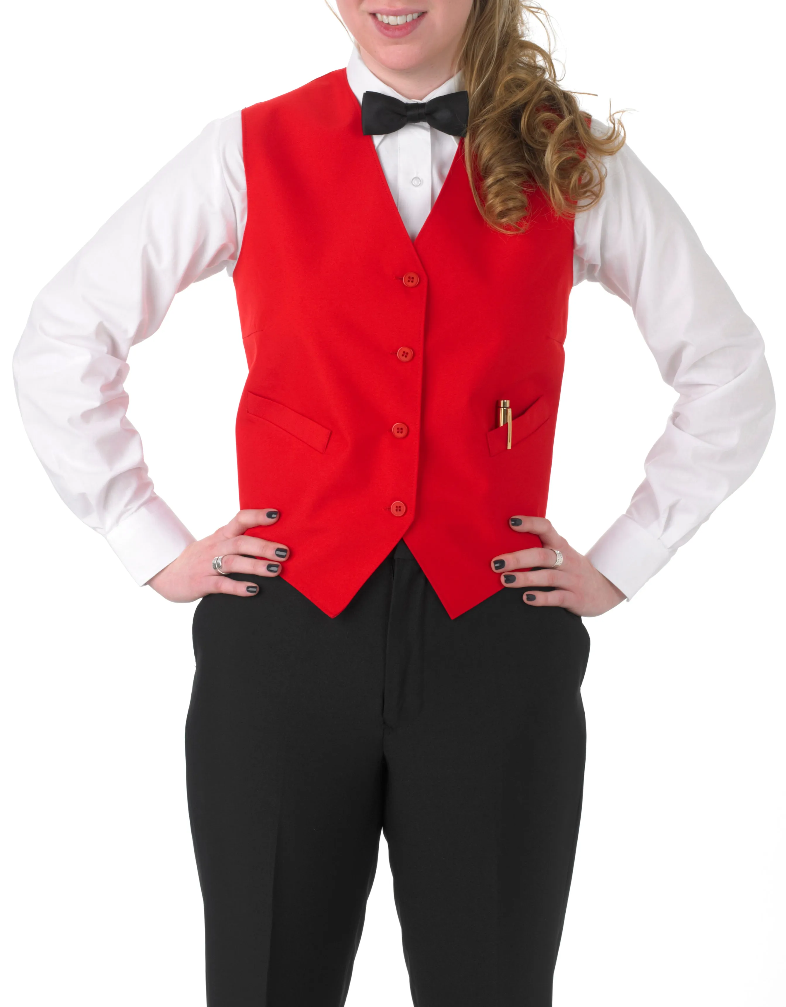 Women's Full Back Vest with Inside and Outside Pockets