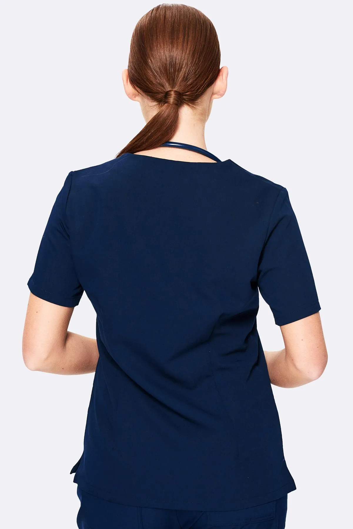 Women's Notch-Neck Tuck Top
