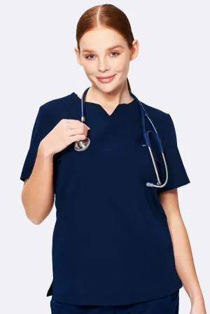 Women's Notch-Neck Tuck Top