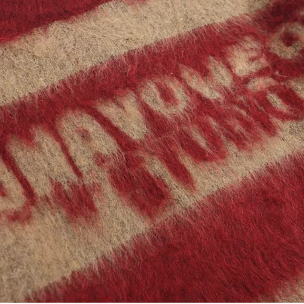 Women's Vintage Striped Mink Sweater