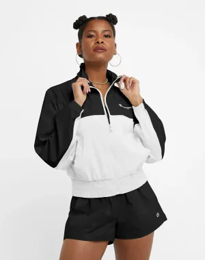 Women's Woven Full Zip Jacket