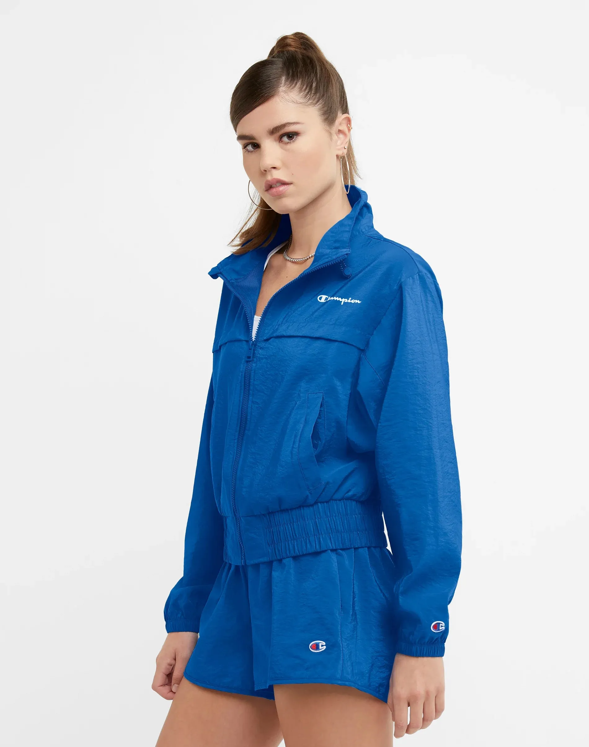 Women's Woven Full Zip Jacket