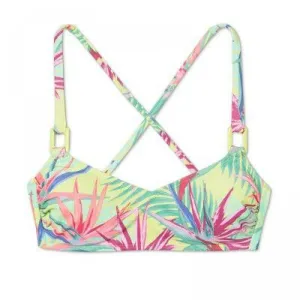 Xhilaration Women's Adjustable Bralette Bikini Top