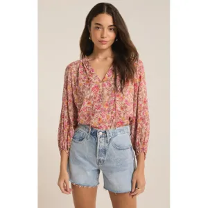 Z Supply Carine Lima Floral Top
